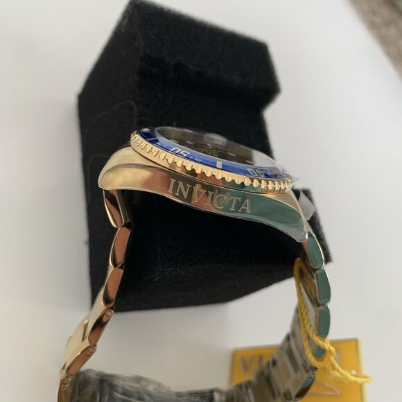 Invicta Lady Watch Gold Band Blue Dial Just like Pro Diver Model 48662 New Box main image 7